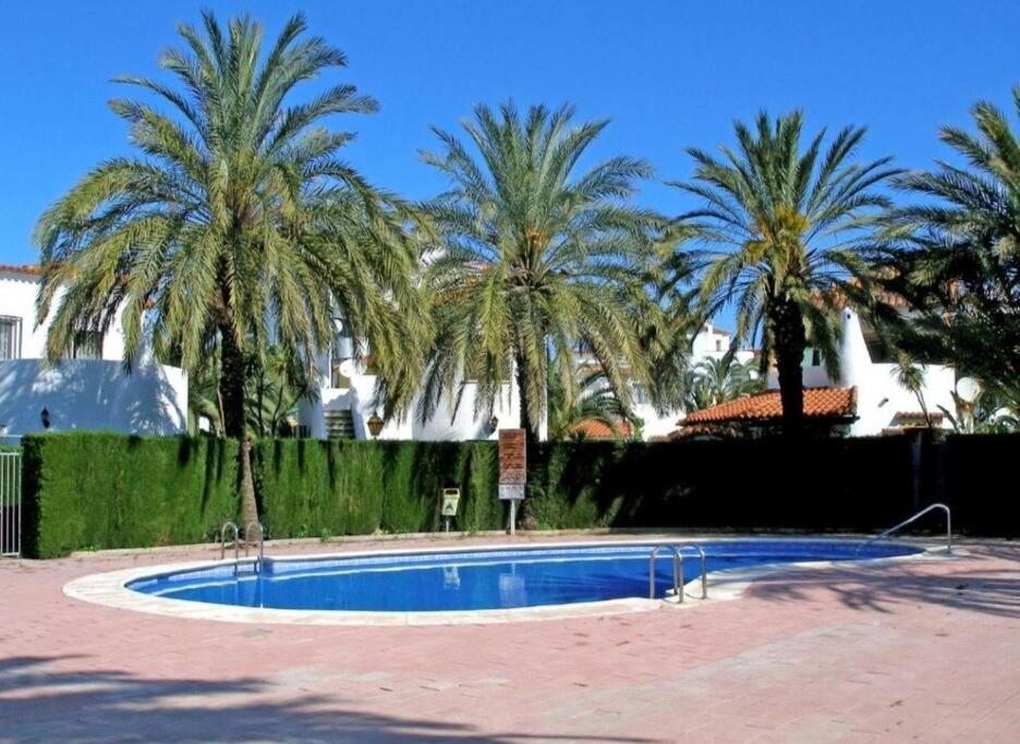 Апартаменты En Denia, Urbanizacion El Palmar Con Piscina, Toboganes Y Chiringuito Экстерьер фото
