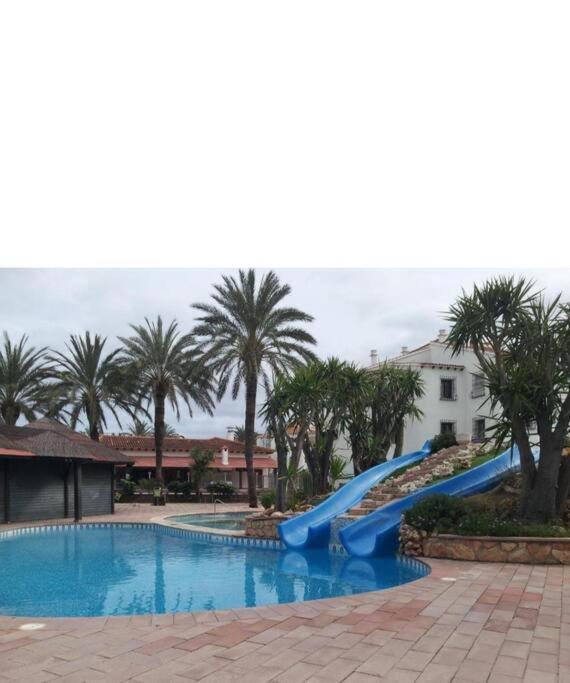 Апартаменты En Denia, Urbanizacion El Palmar Con Piscina, Toboganes Y Chiringuito Экстерьер фото